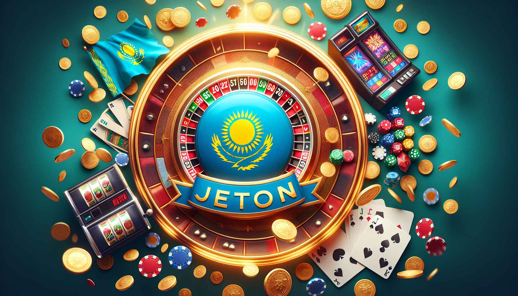 Логотип онлайн казино JetTon на темном фоне
